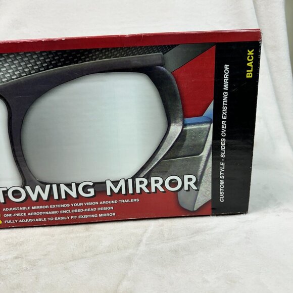 CIPA Custom Towing Mirror Black L or R #11000 for Ford Pickups & GMC/Chevy (NEW) - Picture 3 of 12